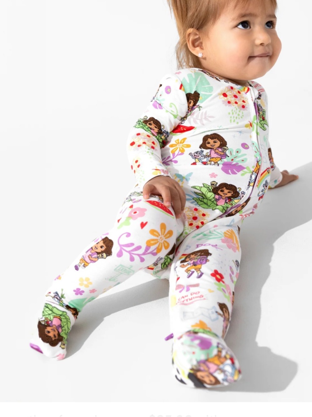 Baby girl onesie BUNDLE of 4 - Bellabu Bear zip onesies, size 3-6 month - Picture 6 of 10
